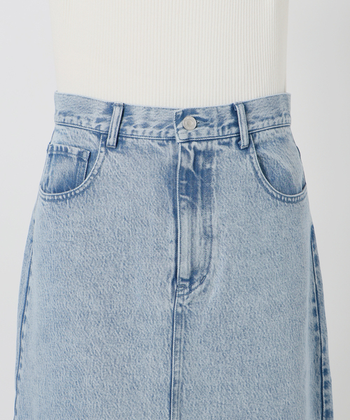 IENA LA BOUCLE（イエナラブークル）の「IENA LA BOUCLE ソフトデニムスリットスカート（スカート・レディース・ライトブルー/ブラック系その他・38/36）」の16枚目の写真