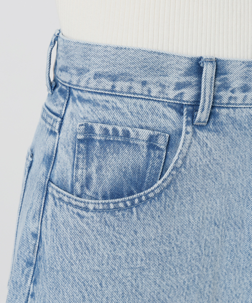 IENA LA BOUCLE（イエナラブークル）の「IENA LA BOUCLE ソフトデニムスリットスカート（スカート・レディース・ライトブルー/ブラック系その他・38/36）」の20枚目の写真