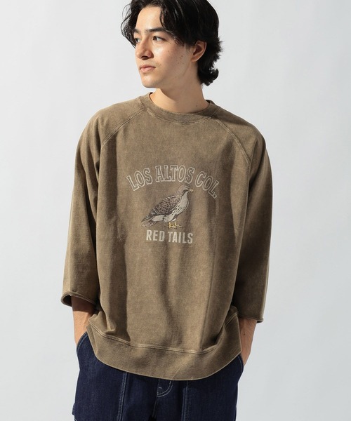 SCREEN STARS(スクリーンスターズ)の「【SCREEN STARS(スクリーンスターズ)】別注ラグランスリーブロンT(Tシャツ/カットソー・メンズ・ライトブラウン/チャコール/ネイビー・MEDIUM/LARGE)」の1枚目の写真
