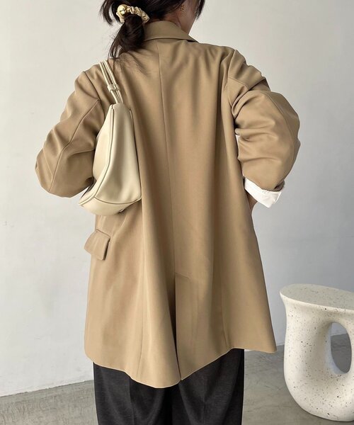 再販・サイズ展開あり・WEB限定カラー/グレージュ】Wテーラー