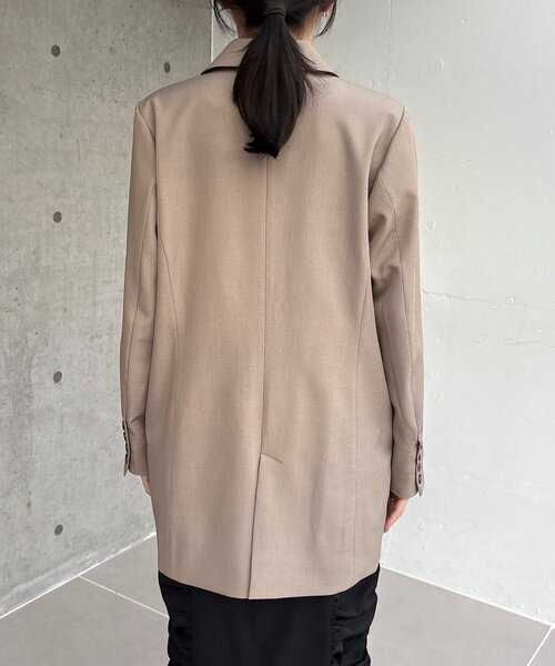 再販・サイズ展開あり・WEB限定カラー/グレージュ】Wテーラー