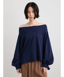 MIESROHE（ミースロエ）の「オフショルダー　スウェットトップス（スウェット）」