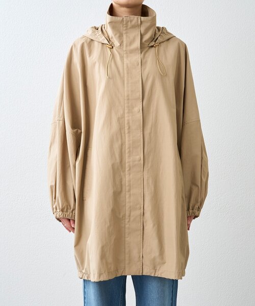RIVE DROITE（リヴドロワ）の「【花粉ガード・撥水加工・UVカット機能】ドルマンフーディライトコート（その他アウター・レディース・カーキ/ベージュ/ブラウン・FREE）」の15枚目の写真