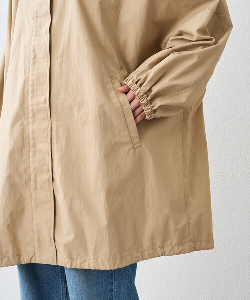 RIVE DROITE（リヴドロワ）の「【花粉ガード・撥水加工・UVカット機能】ドルマンフーディライトコート（その他アウター・レディース・カーキ/ベージュ/ブラウン・FREE）」の20枚目の写真