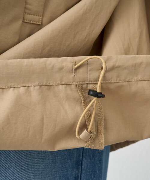 RIVE DROITE（リヴドロワ）の「【花粉ガード・撥水加工・UVカット機能】ドルマンフーディライトコート（その他アウター・レディース・カーキ/ベージュ/ブラウン・FREE）」の21枚目の写真