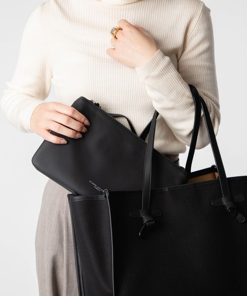 GIANNI CHIARINI(ジャンニ キアリーニ)の「GIANNI CHIARINI MARCELLA ジャンニ キアリーニ マルチェッラ ハンドバッグ(ハンドバッグ・レディース・ブラック系1/ストーン/レッド系1/ベージュ系1/ベージュ系3/ピンク系1/ベージュ系2/ピンク系3・FREE)」の19枚目の写真