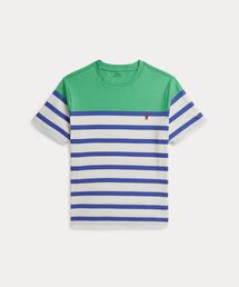 POLO RALPH LAUREN CHILDRENSWEAR | ストライプド コットン ジャージー Tシャツ(Tシャツ/カットソー)