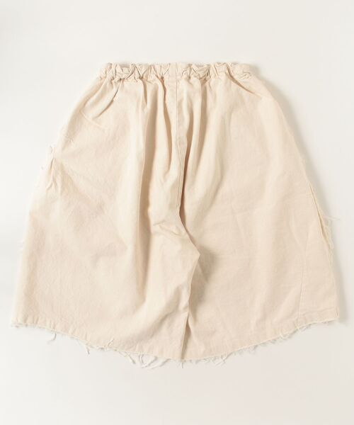 my beautiful landlet(マイビューティフルランドレット)の「【my beautiful landlet】 PIGMENT PRINT WASHED DENIM WIDE HALF PANTS - kinari(デニムパンツ・メンズ・キナリ・0/1)」の2枚目の写真