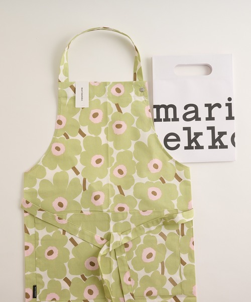 marimekko｜マリメッコのエプロン（グリーン・カーキ/緑色系）通販