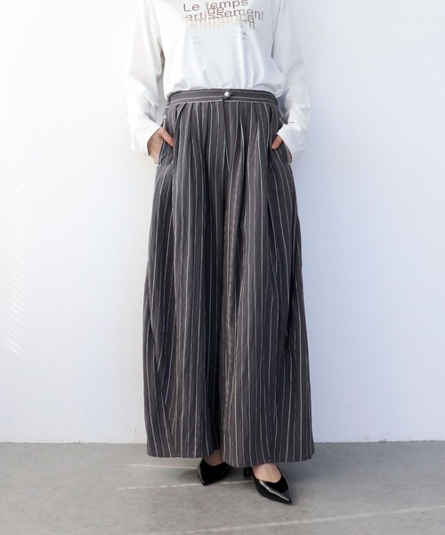 Cepica(セピカ)の「【MARECHAL TERRE / マルシャルテル】タックコクーンパンツ(その他パンツ・レディース・ピンク/チャコールグレー・FREE)」の1枚目の写真