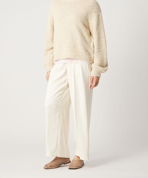 ODETTE E ODILE（オデットエオディール）の「スクエアビジューネット フラット10↑（パンプス・レディース・ブラック/ベージュ・25cm/24.5cm/24cm/23.5cm/23cm/22.5cm）」の10枚目の写真