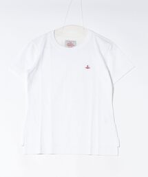 ヴィヴィアンウエストウッド　カットソー ｵｰｶﾞﾆｯｸBD天竺ﾄﾘﾌﾟﾙﾚｲﾔｰｵｰﾌﾞﾎﾞｰｲｽﾞｼｮｰﾄ丈Tｼｬﾂ（Tシャツ/カットソー