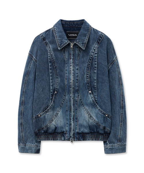 IDWS(アイドンワナセル)の「Division Denim Trucker Jacket Indigo(デニムジャケット・レディース・その他・2/0/1)」の2枚目の写真