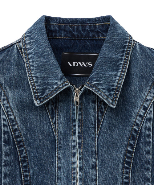 IDWS(アイドンワナセル)の「Division Denim Trucker Jacket Indigo(デニムジャケット・レディース・その他・2/0/1)」の4枚目の写真