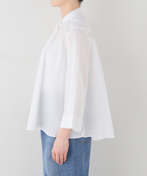 BOURRIENNE ParisX(ブリエンヌパリディス)の「BOURRIENNE PARIS X/ブリエンヌ パリ ディス VAPOREUSE VAPTANS26W(シャツ/ブラウス・レディース・ホワイト・FREE)」の11枚目の写真