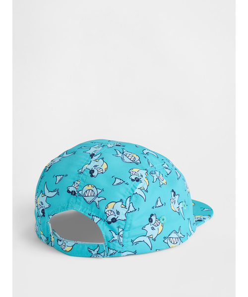 GAP（ギャップ）の「GAPロゴ ベースボールキャップ (幼児・ベビー)（キャップ・キッズ・ブラック/ライトブルー・S/M/M/L）」の4枚目の写真