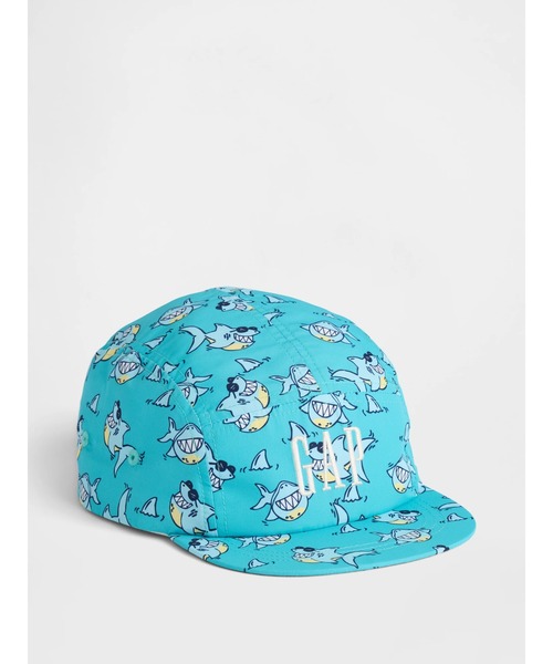 GAP（ギャップ）の「GAPロゴ ベースボールキャップ (幼児・ベビー)（キャップ・キッズ・ブラック/ライトブルー・S/M/M/L）」の2枚目の写真