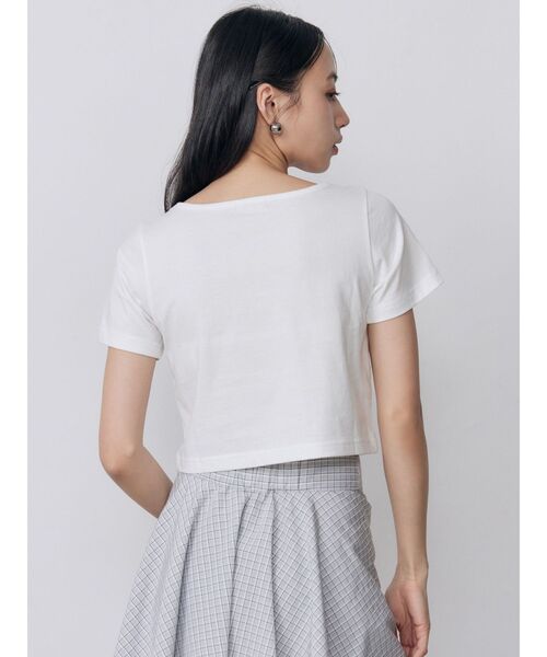 MURUA(ムルーア)の「オリエンタルフュージョンTシャツ(Tシャツ/カットソー・レディース・ブラック/ホワイト・FREE)」の4枚目の写真