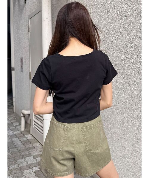 MURUA(ムルーア)の「オリエンタルフュージョンTシャツ(Tシャツ/カットソー・レディース・ブラック/ホワイト・FREE)」の11枚目の写真