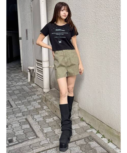 MURUA(ムルーア)の「オリエンタルフュージョンTシャツ(Tシャツ/カットソー・レディース・ブラック/ホワイト・FREE)」の12枚目の写真