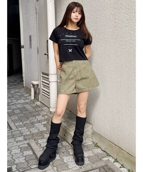 MURUA(ムルーア)の「オリエンタルフュージョンTシャツ(Tシャツ/カットソー・レディース・ブラック/ホワイト・FREE)」の13枚目の写真