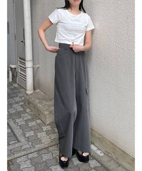 MURUA(ムルーア)の「オリエンタルフュージョンTシャツ(Tシャツ/カットソー・レディース・ブラック/ホワイト・FREE)」の19枚目の写真