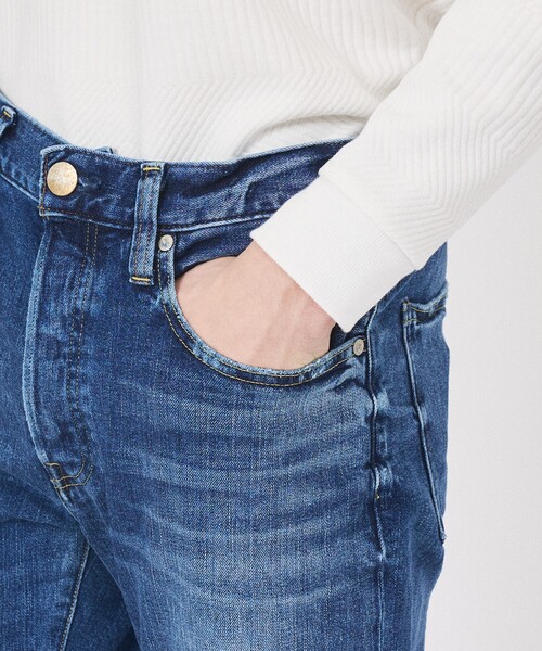 RED CARD TOKYO（レッドカード）の「【RED CARD TOKYO】RHYTHM＋ / スリムフィットデニム（デニムパンツ・メンズ・インディゴブルー/チャコールグレー・30/31/32/29）」の7枚目の写真