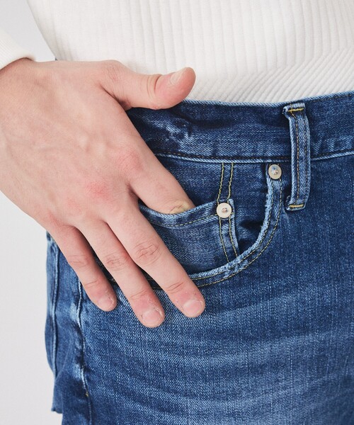 RED CARD TOKYO（レッドカード）の「【RED CARD TOKYO】RHYTHM＋ / スリムフィットデニム（デニムパンツ・メンズ・インディゴブルー/チャコールグレー・30/31/32/29）」の8枚目の写真