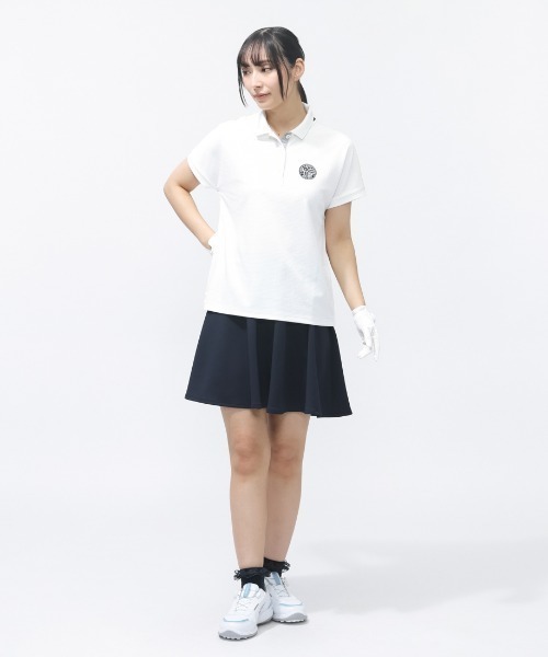 ALPEN / SPORTS DEPO SELECT（アルペンスポーツデポセレクト）の「コルウィン Kolwin 脇丈調節シャツ（ポロシャツ・レディース・ブルー/ホワイト・2XL/XL/L/M）」の8枚目の写真