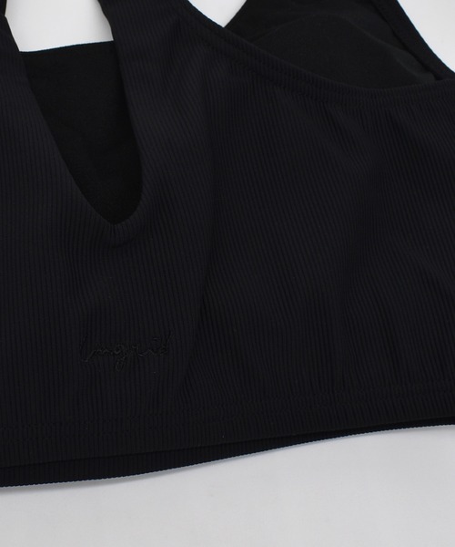 Ungrid(アングリッド)の「UNGRID/アングリッド ブラトップ バックオープン パット付き UVカット 水陸両用 セットアップ対応 560501 UT(タンクトップ・レディース・ブラック/ブルー・M/L)」の10枚目の写真