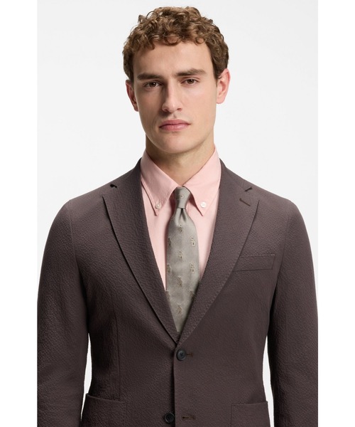 BOSS(ボス)の「BOSS Selected by Shohei Ohtani シャツ コットンオックスフォード(シャツ/ブラウス・メンズ・ライトピンク・M/L/XL/S/XXXL/XS/XXL)」の4枚目の写真