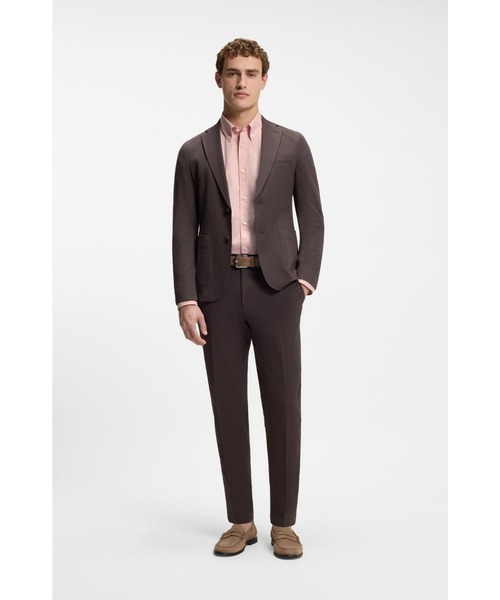 BOSS(ボス)の「BOSS Selected by Shohei Ohtani シャツ コットンオックスフォード(シャツ/ブラウス・メンズ・ライトピンク・M/L/XL/S/XXXL/XS/XXL)」の5枚目の写真