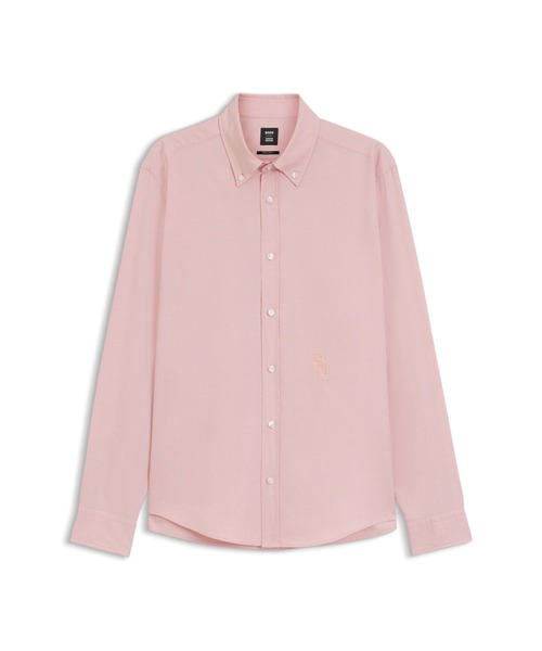 BOSS(ボス)の「BOSS Selected by Shohei Ohtani シャツ コットンオックスフォード(シャツ/ブラウス・メンズ・ライトピンク・M/L/XL/S/XXXL/XS/XXL)」の7枚目の写真