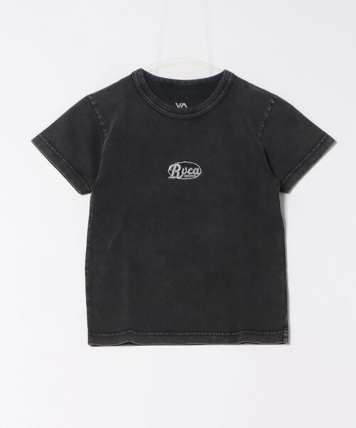 RVCA(ルーカ)の「RVCA/ルーカ 半袖 クロップド Tシャツ レディース CORRAL SS BABY TEE BG043207(Tシャツ/カットソー・レディース・ブラック/カモフラージュ/ホワイト・S/M)」の14枚目の写真