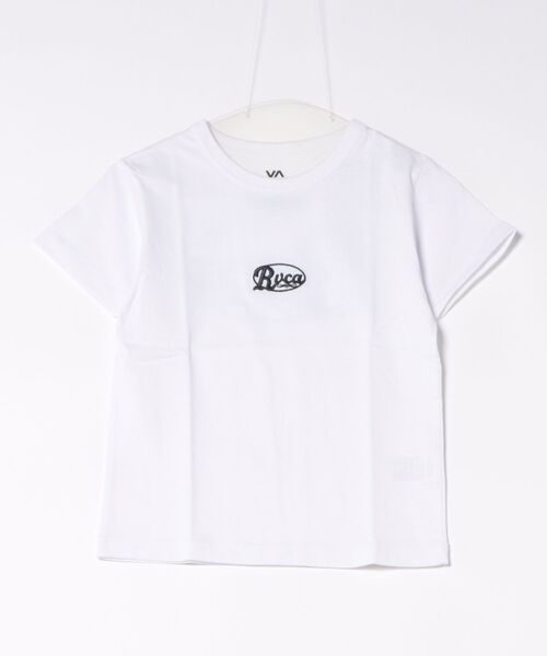 RVCA(ルーカ)の「RVCA/ルーカ 半袖 クロップド Tシャツ レディース CORRAL SS BABY TEE BG043207(Tシャツ/カットソー・レディース・ブラック/カモフラージュ/ホワイト・S/M)」の9枚目の写真