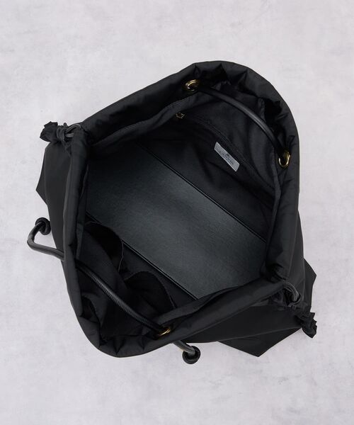 LANVIN en Bleu（ランバンオンブルー）の「サイドフリルドロストトートバッグ大（トートバッグ・レディース・チャコールグレー/ブラック・FREE）」の10枚目の写真