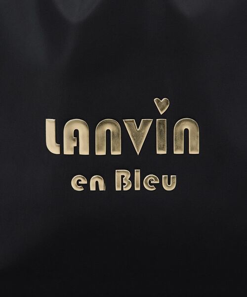 LANVIN en Bleu（ランバンオンブルー）の「サイドフリルドロストトートバッグ大（トートバッグ・レディース・チャコールグレー/ブラック・FREE）」の11枚目の写真