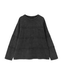 CONVERSE TOKYO | PIGMENT DYED BORDER CUT-OFF TOP(Tシャツ/カットソー)