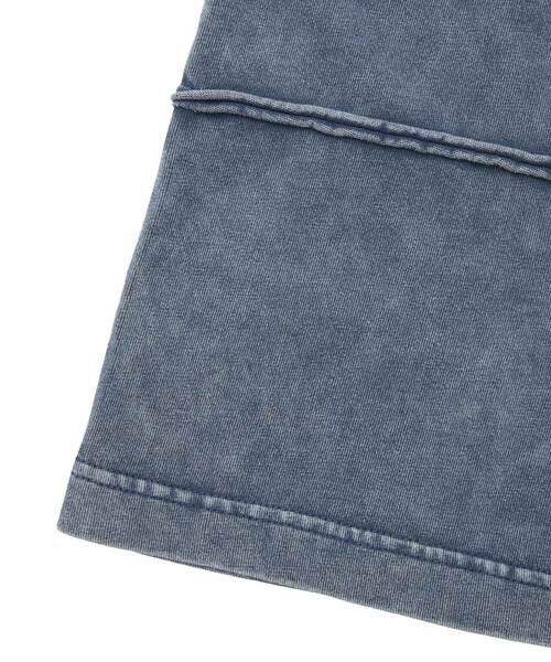 CONVERSE TOKYO（コンバーストウキョウ）の「PIGMENT DYED BORDER CUT-OFF TOP（Tシャツ/カットソー・レディース・ブラウン/ブラック/ネイビー・SMALL/MEDIUM）」の18枚目の写真