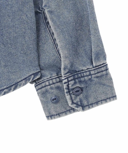CRAFT STANDARD BOUTIQUE(クラフトスタンダードブティック)の「デニムフードシャツ(シャツ/ブラウス・メンズ・インディゴブルー/ブラック・L/M)」の21枚目の写真