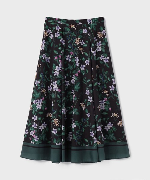 Diagram(ダイアグラム)の「プリントタックフレアスカート(スカート・レディース・ブラック/キナリ・36/38)」の20枚目の写真