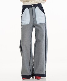 UNITED TOKYO | 【新作】リバースタックデニム|ウォッシャブル/ストレッチ/春服(デニムパンツ)