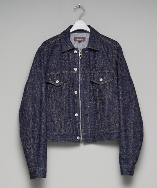 MASU(エムエーエスユー)の「【M A S U】MB ZIP-UP DENIM JAKCET NEP(デニムジャケット・メンズ・インディゴブルー・44/46/48)」の1枚目の写真