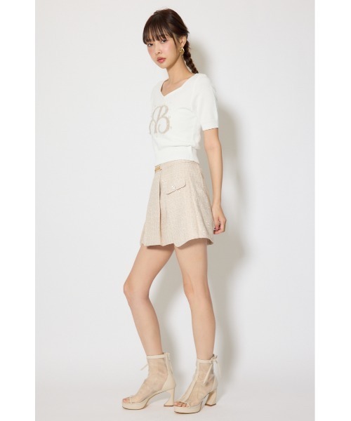 rienda(リエンダ)の「ジャガードRニットトップス 春服(ニット/セーター・レディース・ネイビー/ライトピンク/ホワイト・FREE)」の14枚目の写真