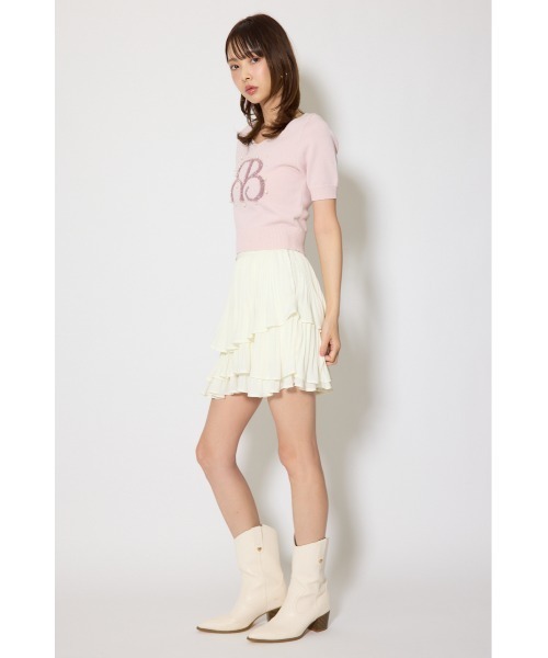 rienda(リエンダ)の「ジャガードRニットトップス 春服(ニット/セーター・レディース・ネイビー/ライトピンク/ホワイト・FREE)」の7枚目の写真