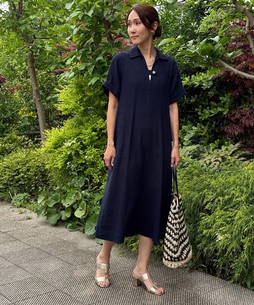 BANANA REPUBLIC FACTORY STORE 日本限定 リネンブレンド Aライン