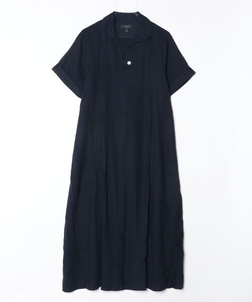 BANANA REPUBLIC FACTORY STORE(バナナリパブリック ファクトリーストア)の「BANANA REPUBLIC FACTORY STORE 日本限定 リネンブレンド Aライン ワンピース(ワンピース・レディース・ベージュ/ネイビー・XS/S/M/L)」の7枚目の写真