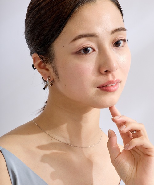 CALIN STANDARD(カリンスタンダード)の「◆金属アレルギー対応◆◆made in japan◆【痛くない】【落ちにくい】【ストレスフリーな着け心地】ダブルライン グランループフィットイヤリング(イヤリング・レディース・ゴールド/シルバー・FREE)」の5枚目の写真