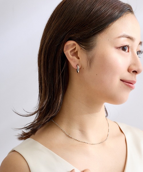 CALIN STANDARD(カリンスタンダード)の「◆金属アレルギー対応◆◆made in japan◆【痛くない】【落ちにくい】【ストレスフリーな着け心地】ダブルライン グランループフィットイヤリング(イヤリング・レディース・ゴールド/シルバー・FREE)」の14枚目の写真
