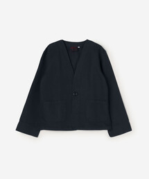 VETRA（ベトラ）の「VETRA | 〈別注〉コットンリネン ノーカラージャケット WOMEN（ノーカラージャケット）」